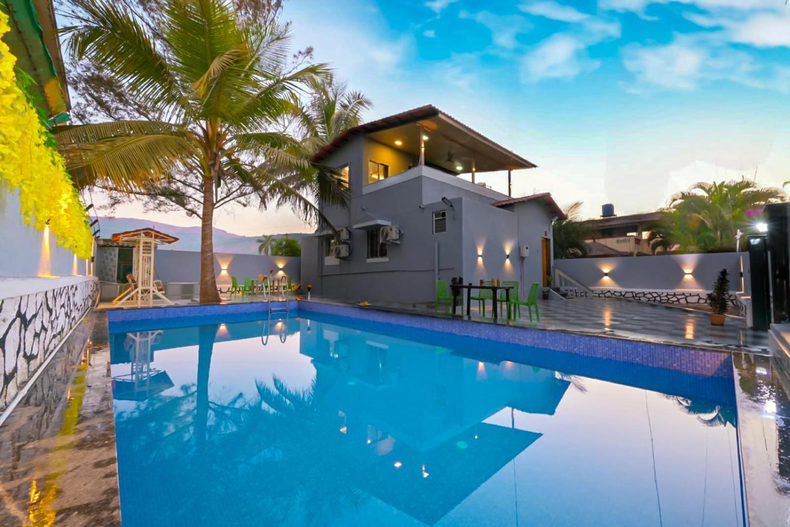 Empyrean Stay Ll 3Bhk Ll Marshall Villa Ll Large Pool Ll Ac Ll Lonavala Exterior photo